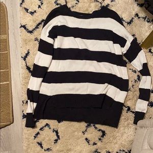 Blue and white striped Michael Kors sweater